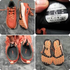 Altra Outroad Trail Running Shoes Women 8.5 Peach Lightweight Walking Hike Run